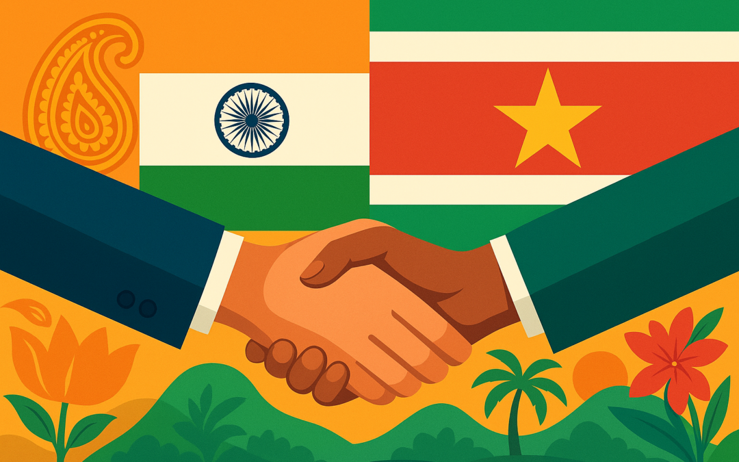 Indiase minister bezoekt Suriname ter gelegenheid van 50 jaar diplomatieke betrekkingen