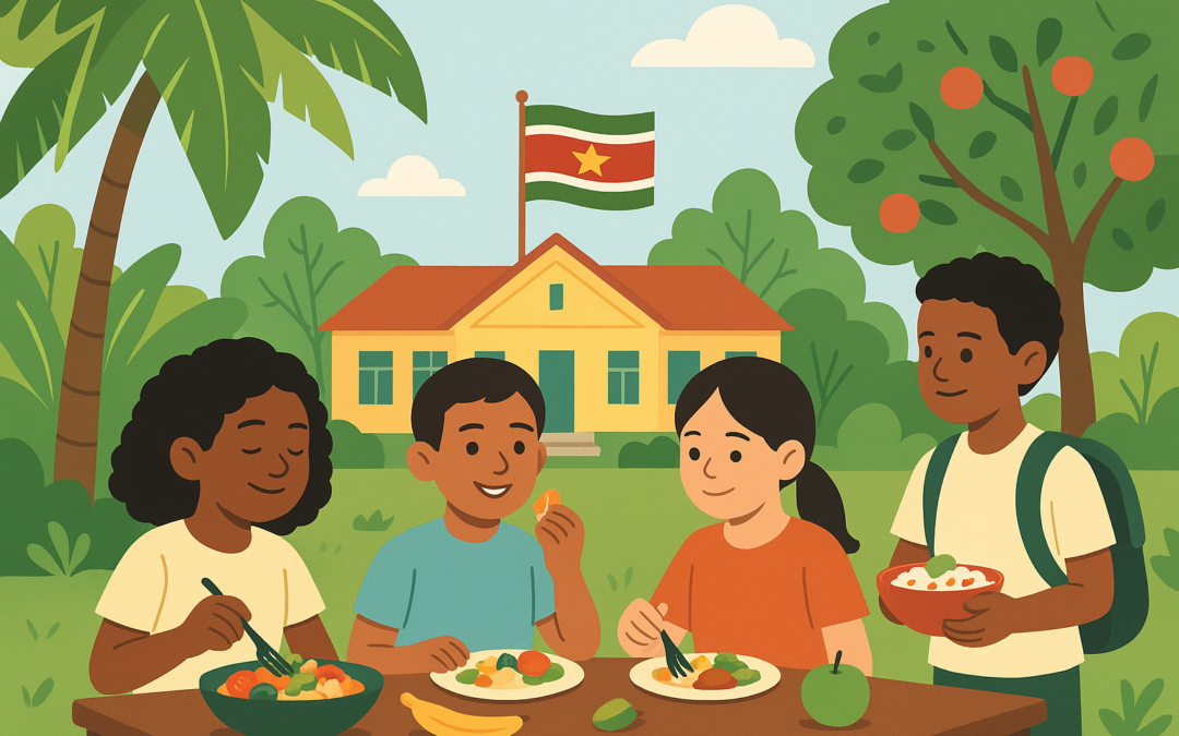 Nieuwe schoolvoedingsinitiatief in Suriname richt zich op gezonde maaltijden voor kinderen